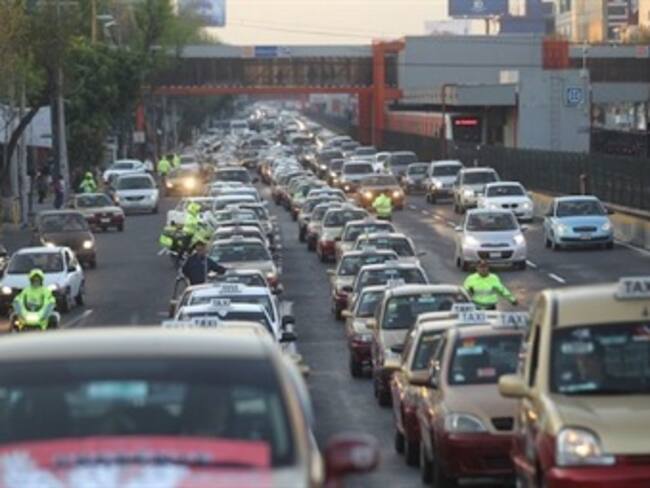 Bloquean Tlalpan manifestantes contra el ‘Hoy No Circula’
