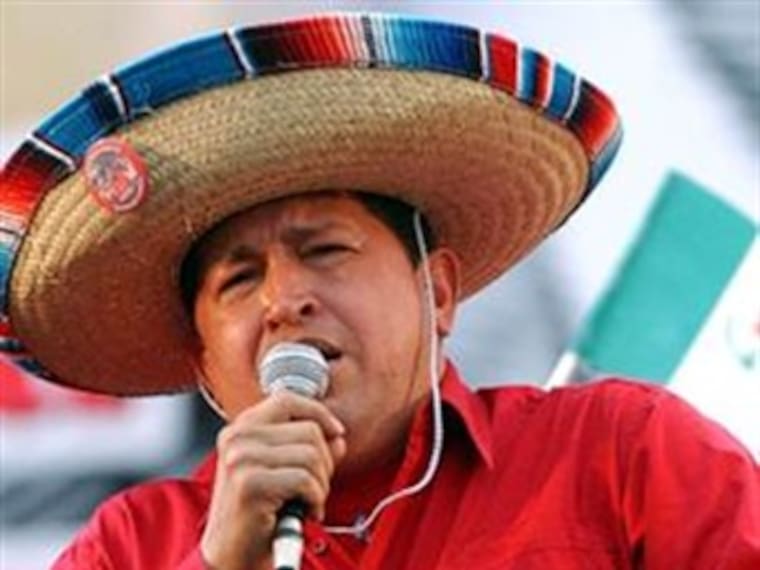 Canta ‘El rey’. Hugo Chávez, presidente de Venezuela. 05/03/13