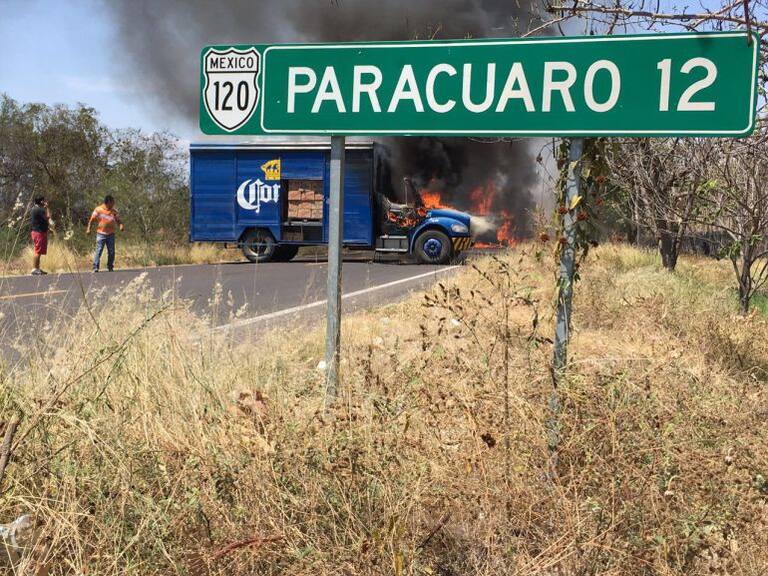 Detienen a 15 personas por bloqueos e incendios en Tierra Caliente