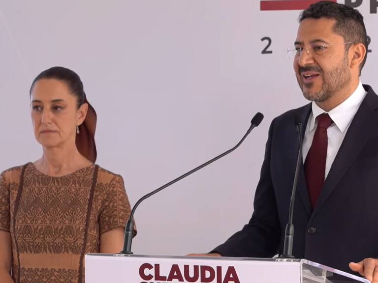 Claudia Sheinbaum y Martí Batres