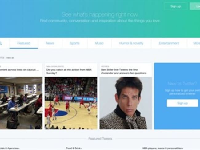Twitter renueva su diseño, enfocado a aquellos que no tienen una cuenta en la plataforma