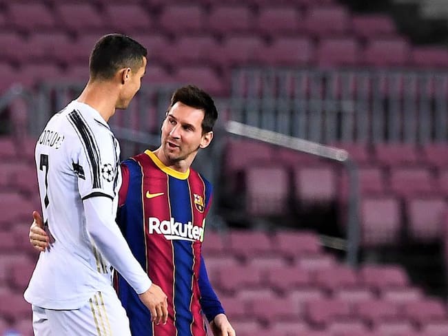 Así fue el reencuentro entre Messi y Cristiano Ronaldo