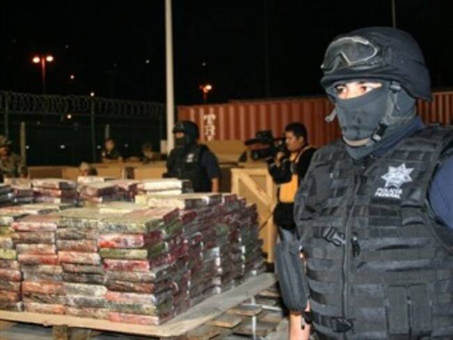 Incautan en Colombia más de una tonelada de cocaína antes de su envío a México