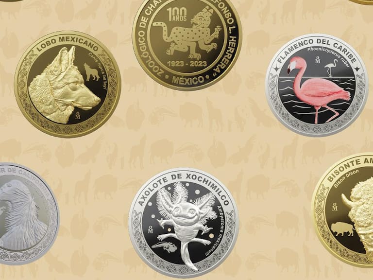 Monedas conmemorativas por el bosque de Chapultepec