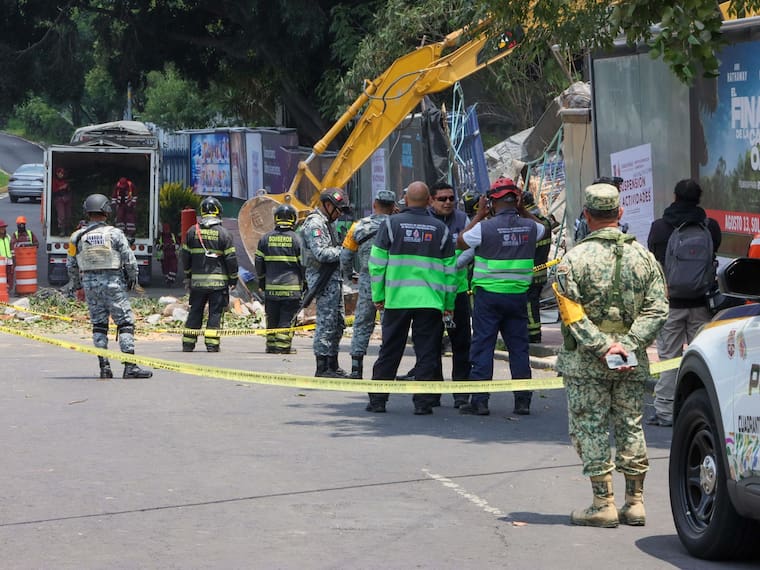 Colapsa un edificio en demolición sobre el Viaducto; no hay lesionados