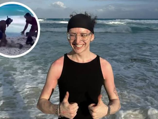 Esta fue la ÚLTIMA FOTO de Alejandro González con vida junto a la amiga que salvó en playa de Cancún