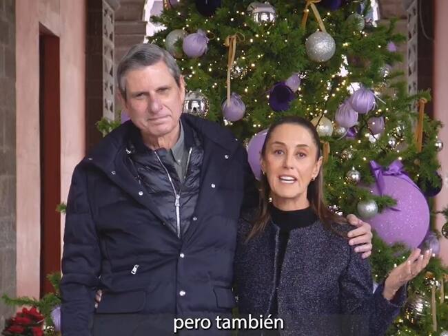 Envía Sheinbaum su primer mensaje de Navidad como presidenta