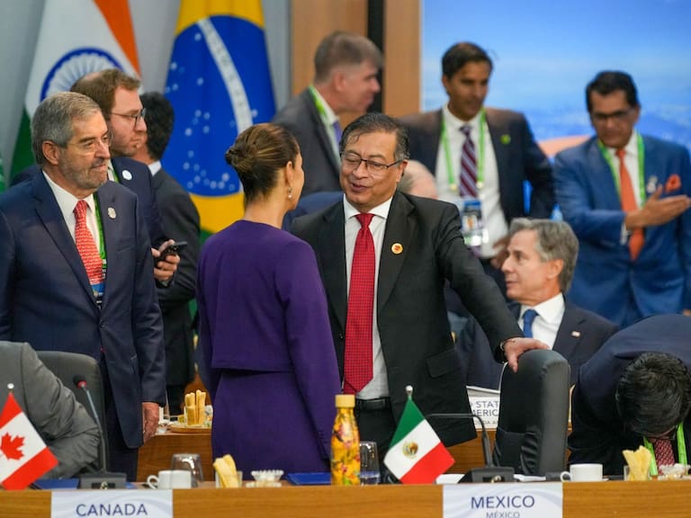 Claudia Sheinbaum en el G20 Río Summit, en el cuál se dieron cita los presidentes de Estados Unit, Francia, Colombia, Canadá, entre otros. FOTO: PRESIDENCIA/CUARTOSCURO.COM