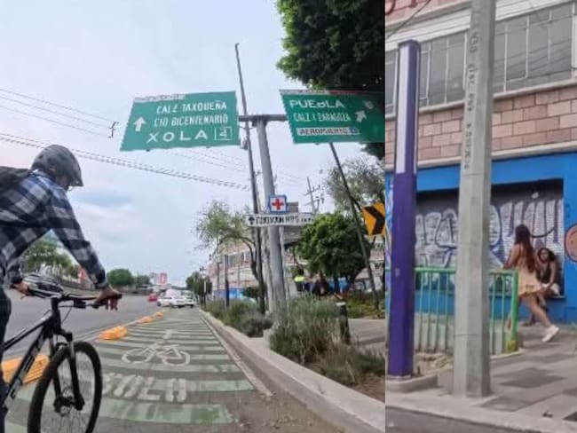 Ciclovía de Tlalpan: Captan agresión de trabajadoras sexuales hacia un ciclista en la alcaldía Tlalpan de CDMX