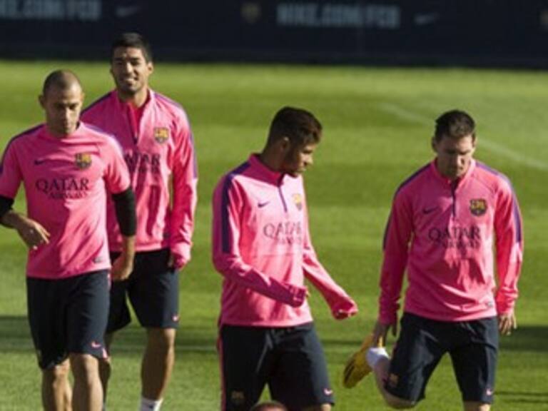 Sin disponer del alta médica Neymar se ejercita con el grupo