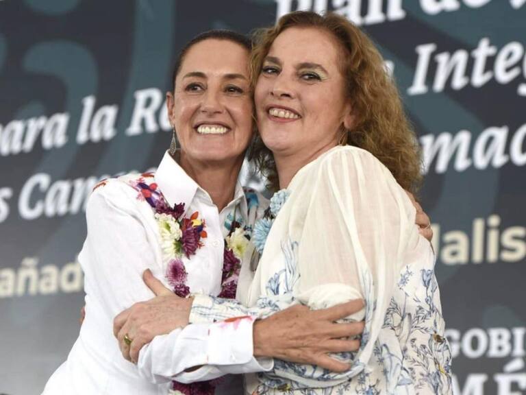 Claudia Sheinbaum Pardo y Beatriz Gutiérrez Müller