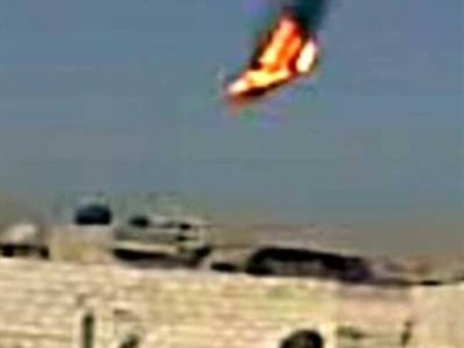Derriban rebeldes sirios helicóptero militar en Damasco