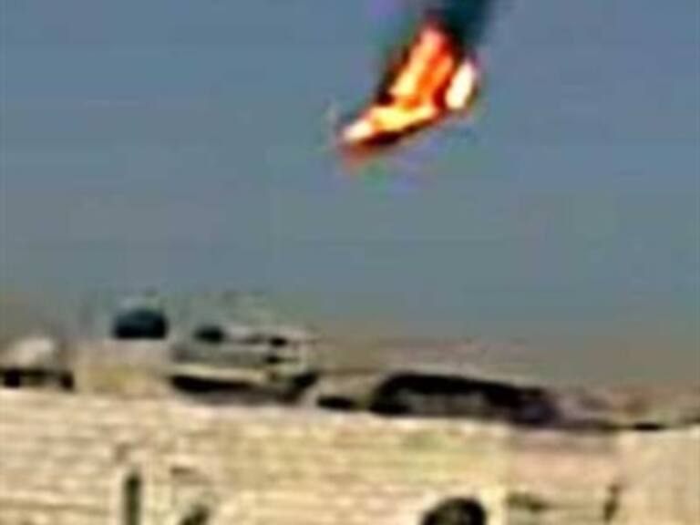 Derriban rebeldes sirios helicóptero militar en Damasco