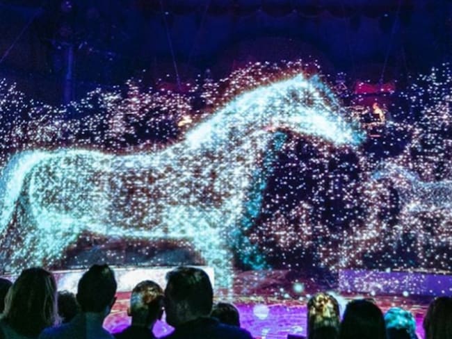 Circo con hologramas de animales en Alemania ¡Nueva Tendencia!