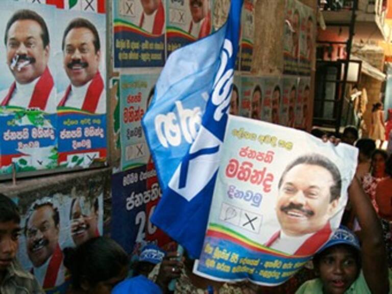 Mahinda Rajapakse presidente reelecto de Sri Lanka