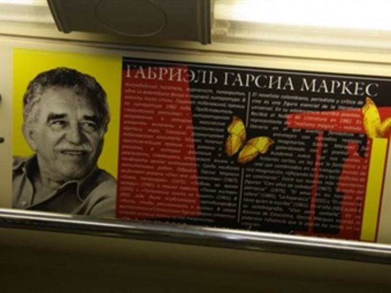 Inundan por seis meses Metro de Moscú con obra de García Márquez