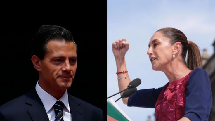 ¿Por qué Peña Nieto rompió su autoexilio? Esto se sabe sobre su regreso a México el mismo día del mitin de Sheinbaum en el Zócalo