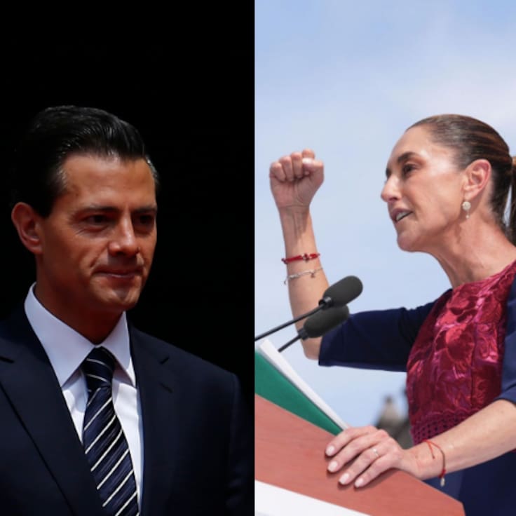 ¿Por qué Peña Nieto rompió su autoexilio? Esto se sabe sobre su regreso a México el mismo día del mitin de Sheinbaum en el Zócalo