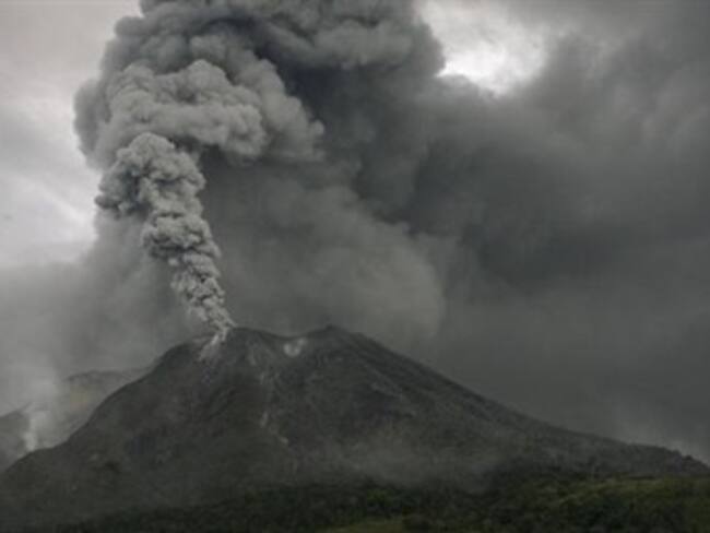 Tercera erupción de Merapi en india en Indonesia