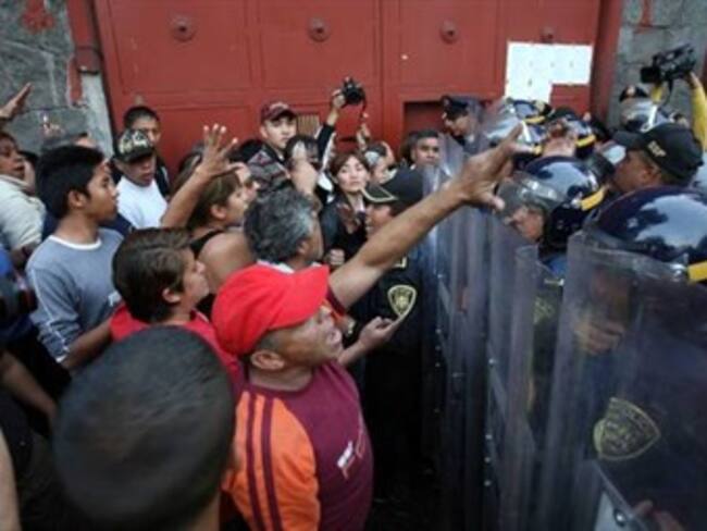 Disturbios por derrota de México