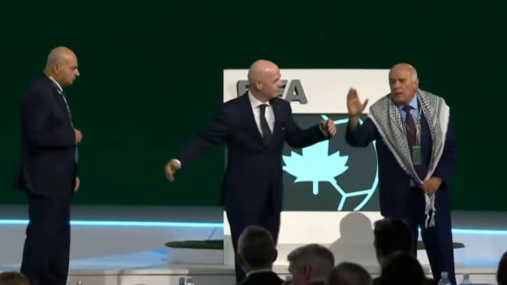 Infantino fracasa con foto de paz: Palestina rechaza gesto junto a Israel en evento de la FIFA