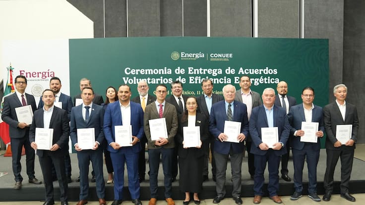 Destaca SENER los Acuerdos Voluntarios entre el Estado y empresas con alto consumo eléctrico para fortalecer la eficiencia energética