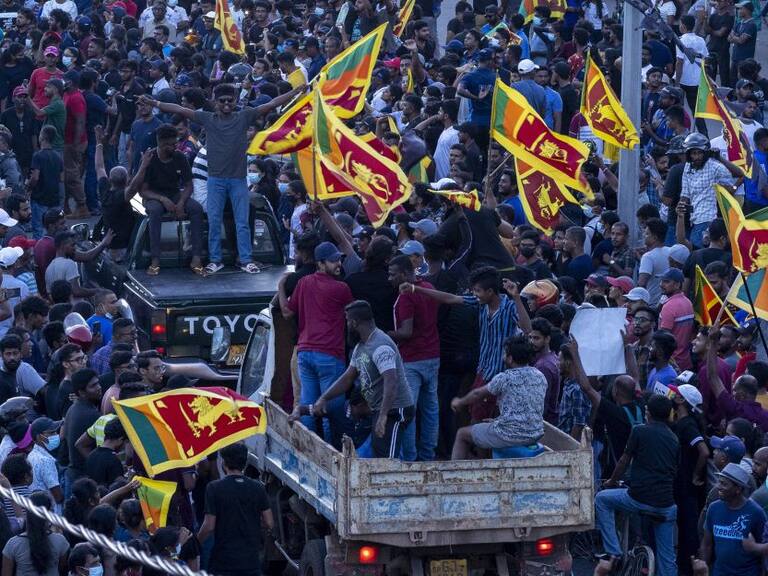 Renunciará presidente de Sri Lanka en medio de protestas