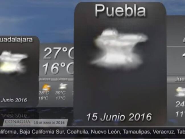 Pronóstico del Tiempo del 15 de junio
