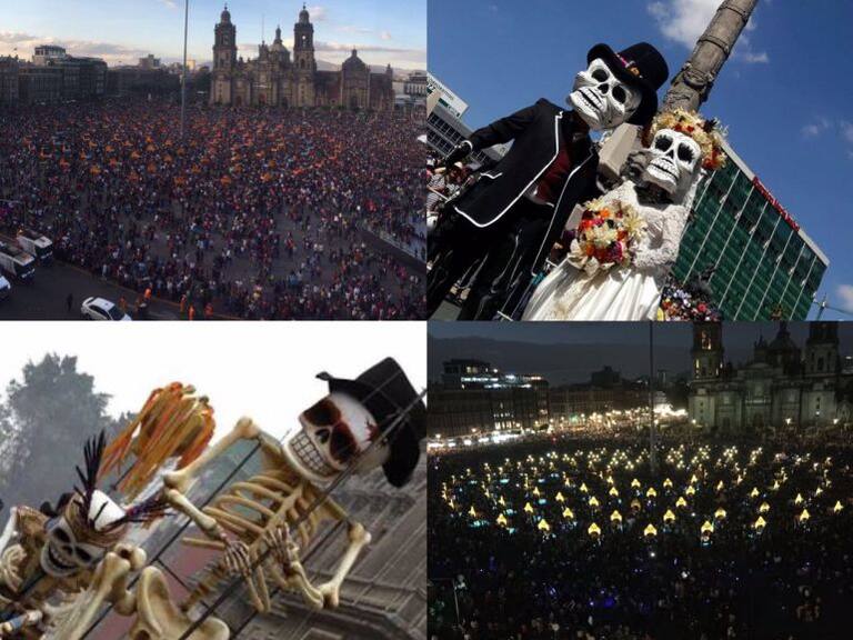 Causa sensación el primer Desfile del Día de Muertos en la CDMX