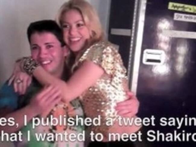 Sube Shakira a su sitio oficial video de su encuentro con 'Shakiro'