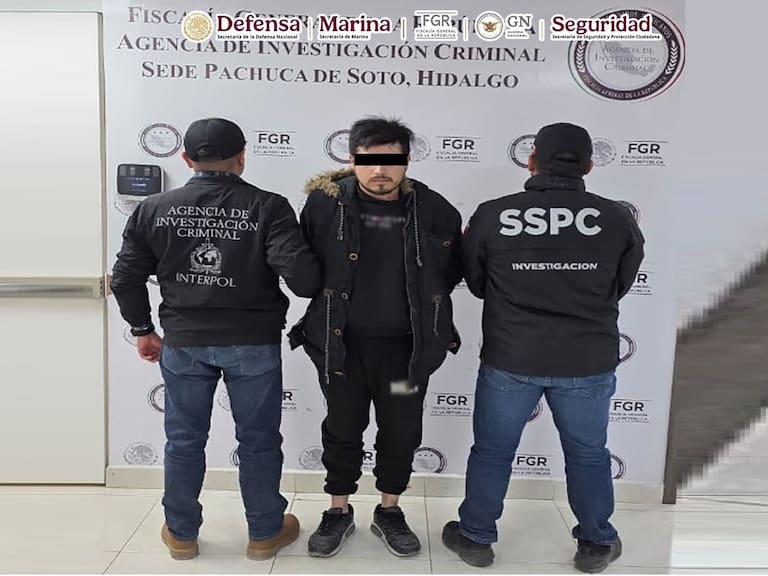 Alejandro "N" es el quinto objetivo de la lista de los 10 criminales más buscados por el FBI, y fue detenido en Pachuca, Hidalgo.