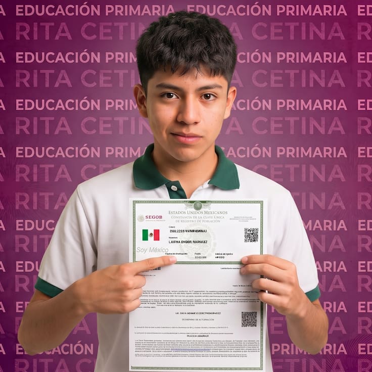 Nuevo Registro Beca Rita Cetina Para Primaria 2026: qué es la CURP certificada y cómo obtenerla