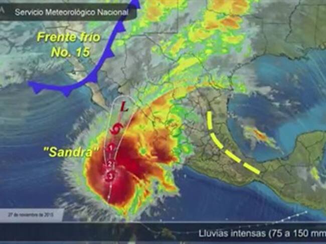 Pronóstico del tiempo del 27 de noviembre