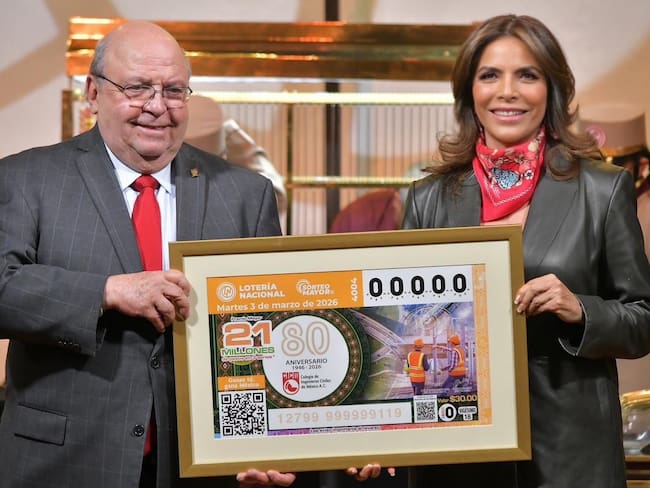 Sorteo Mayor conmemora al Colegio de Ingenieros Civiles de México por 80 años de contribuir al desarrollo del país