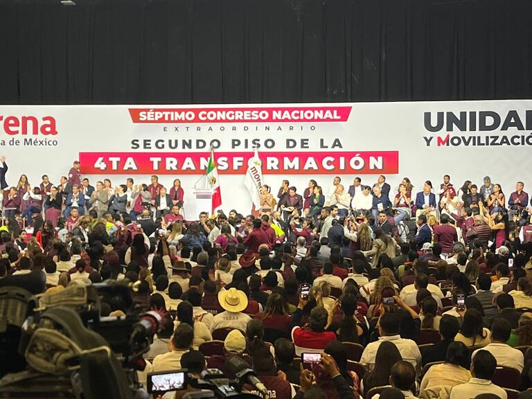 Claudia Sheinbaum acudió al Congreso Nacional de Morena
