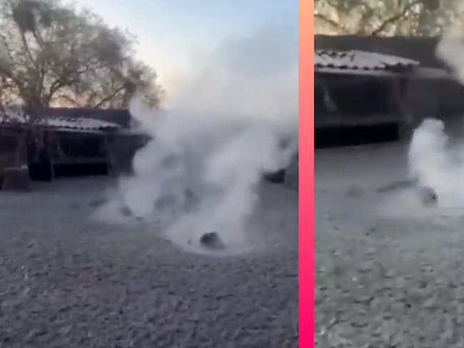 Géiser en Michoacán sorprende a habitantes tras aparecer dentro de una casa; ¿Cómo se forma este fenómeno?