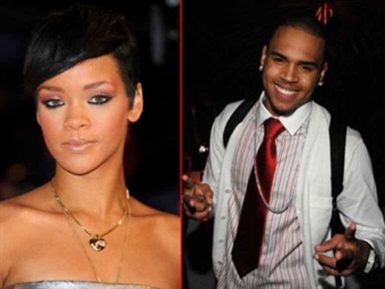 Coinciden Rihanna y Chris Brown en evento deportivo