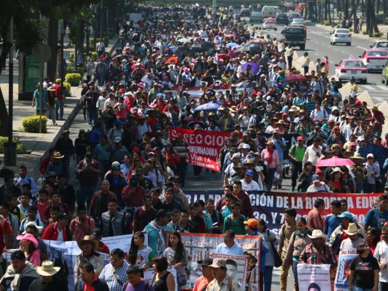Marcha el viernes al AICM si no hay dialogo con los tres poderes: #CNTE