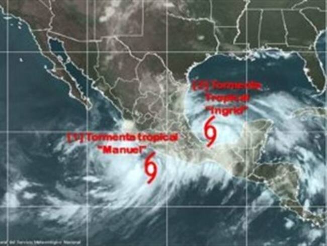 Huracán y tormenta se combinan y afectarán varias partes del país