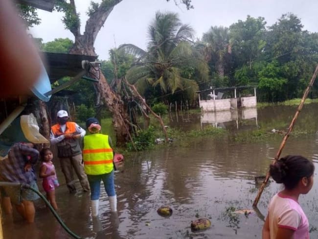 Alvarado bajo el agua, el río Papaloapan se desbordó en Veracruz