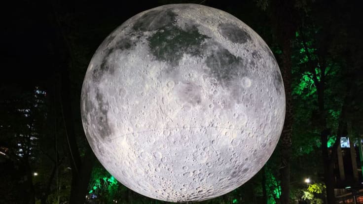 Luna gigante en Reforma: hasta cuándo estará y horarios para visitarla