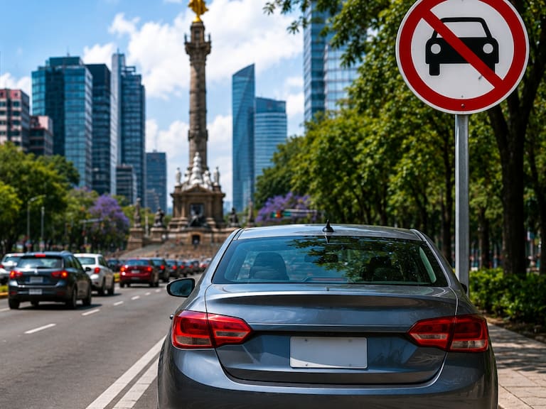 Revisa qué engomado, terminación de placa y holograma deberán descansar antes de manejar en CDMX y Edomex. IA