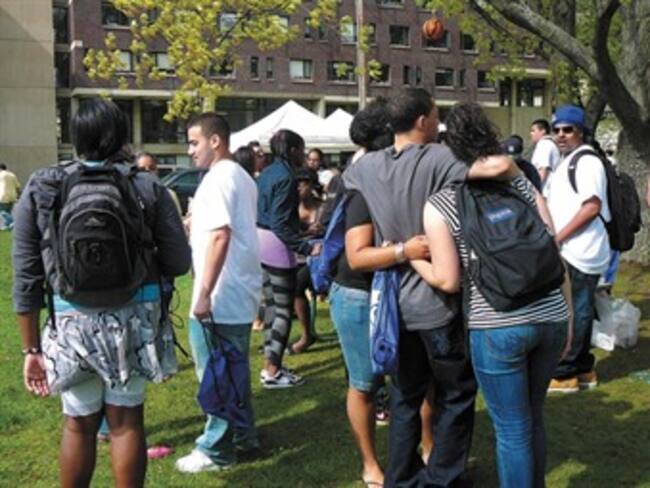 Universitarios en verano