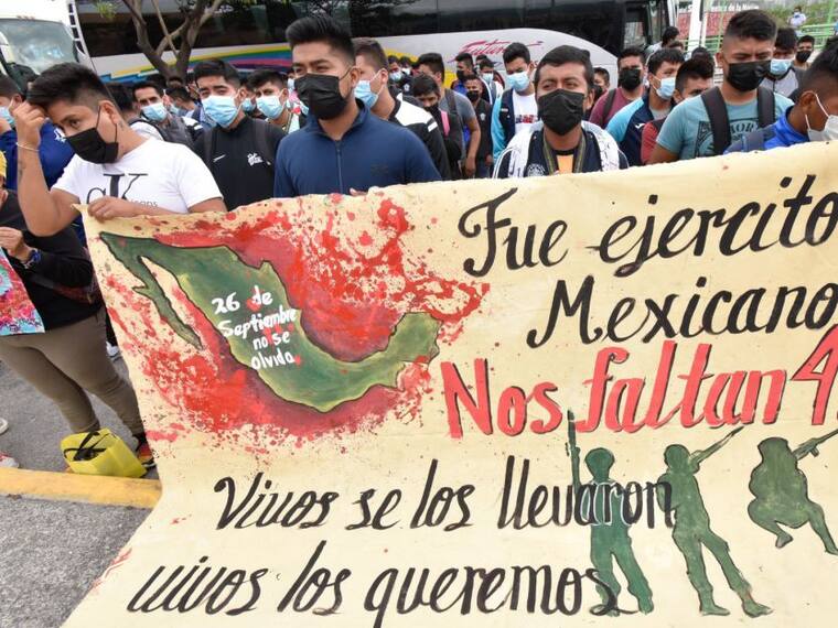 Estamos en una muy mala situación… no puedo acompañar las expresiones de rechazo por parte de los estudiantes de Ayotzinapa