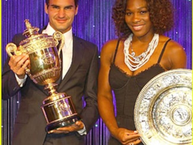 Roger Federer y Serena Williams, mejores tenistas del año