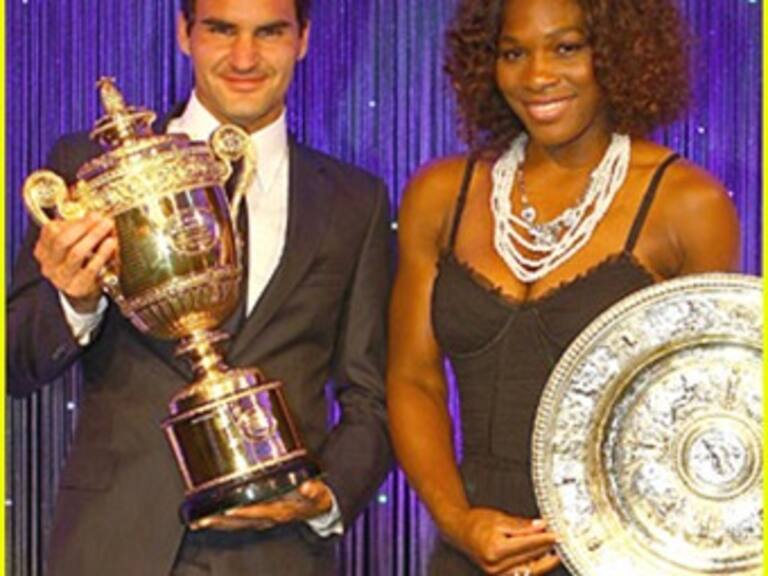 Roger Federer y Serena Williams, mejores tenistas del año