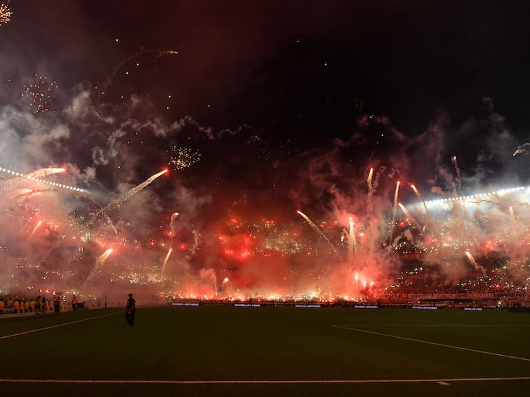 El Estadio Monumental fue la sede de la semifinal entre River Plate y Atlético Mineiro.