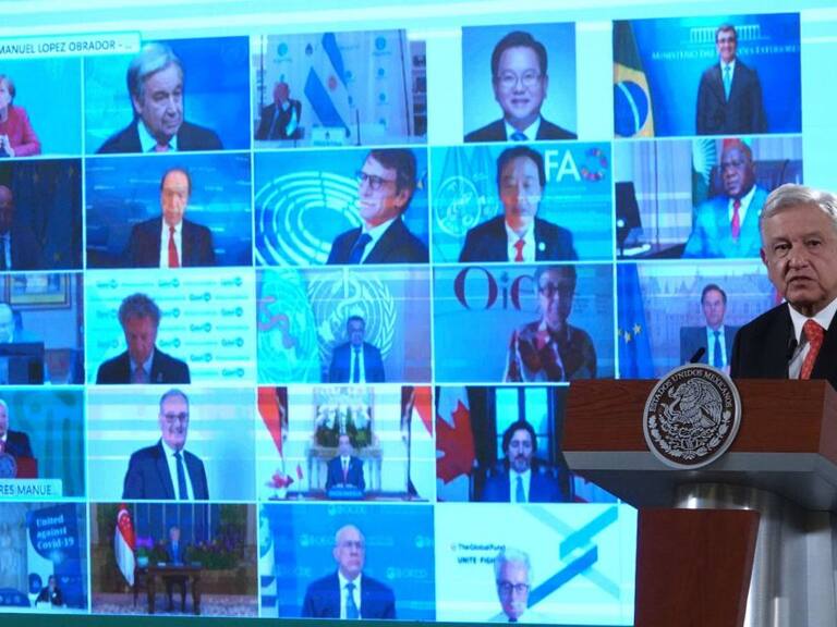 Acusa AMLO permanencia de acaparamiento de vacunas contra COVID-19 en G20