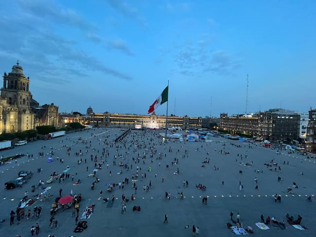 Alistan festejo para Sheinbaum en el Zócalo