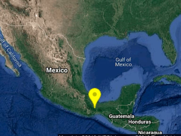Se registra sismo de magnitud preliminar de 5.1 en Oaxaca
